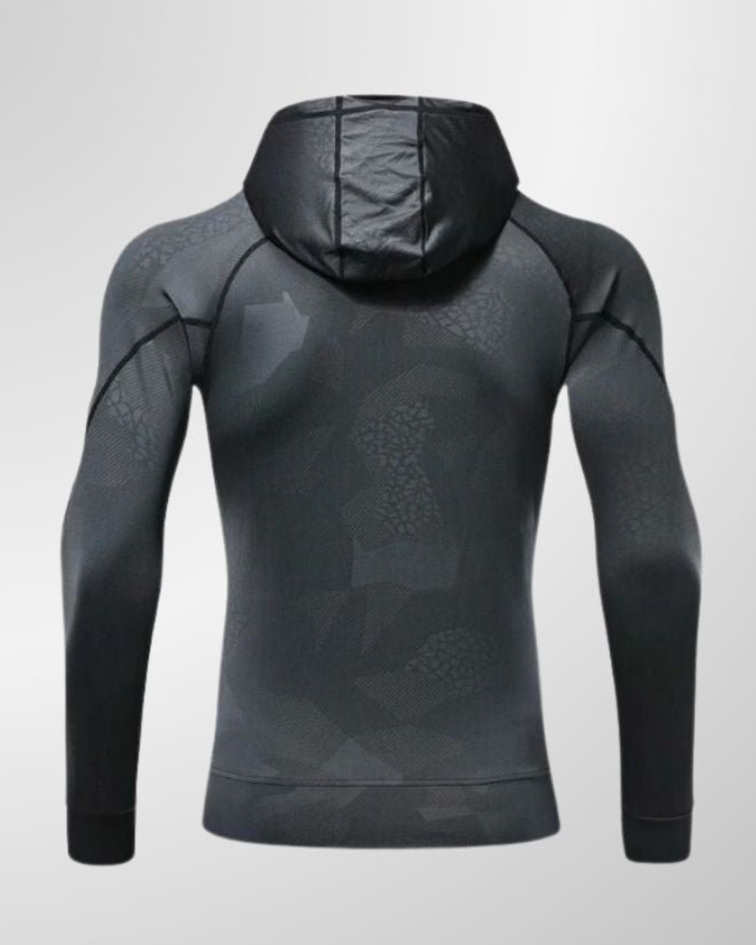 סווטשירט אפור דמוי צורות