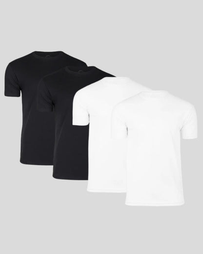 חבילת רביעייה מבליטות לבן שחור