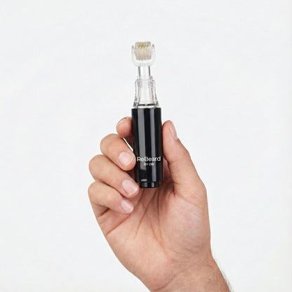 ReBeard רולר + סרום לצמיחת זקן מלא וגברי