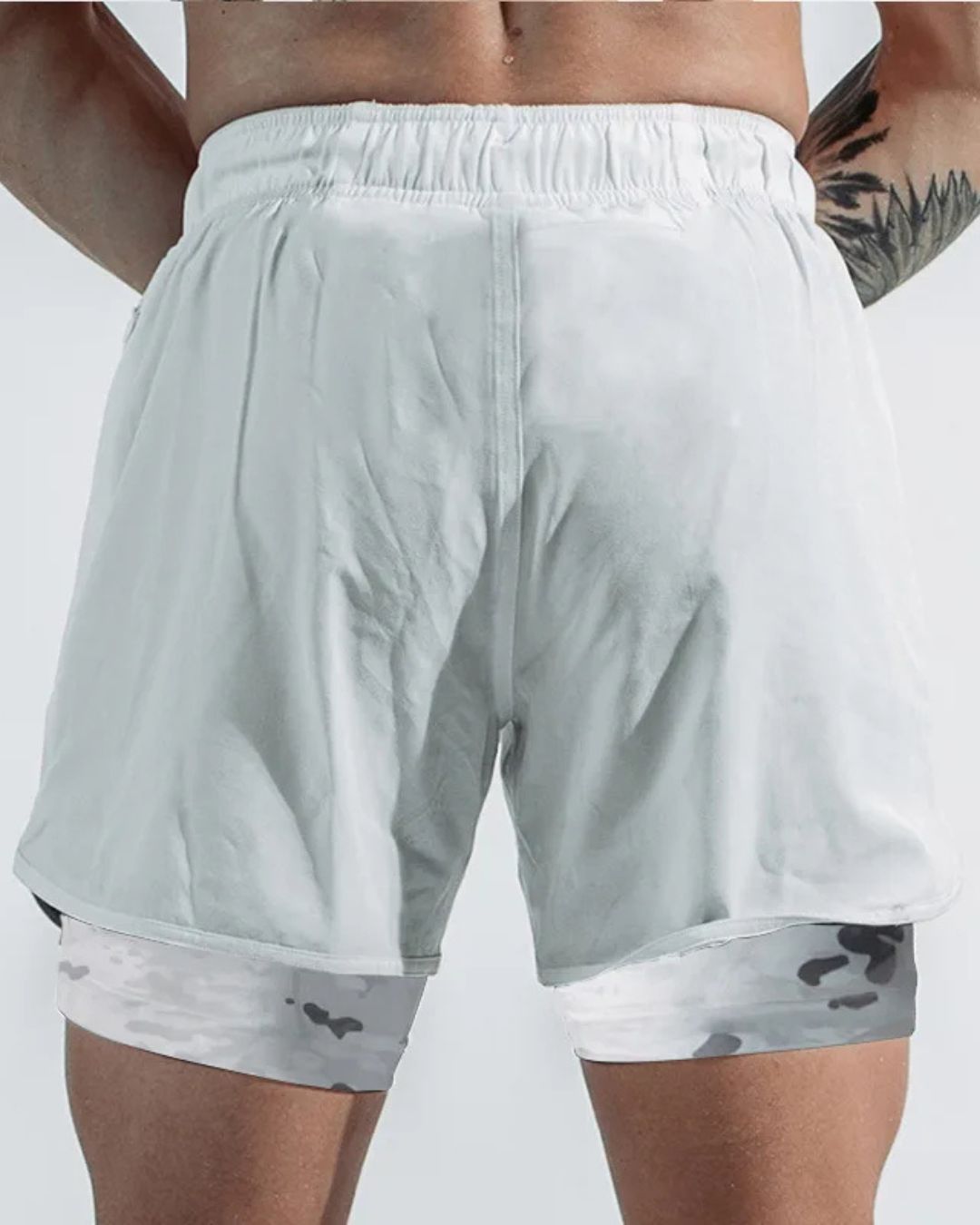 מכנס טייץ צבע לבן הסוואה