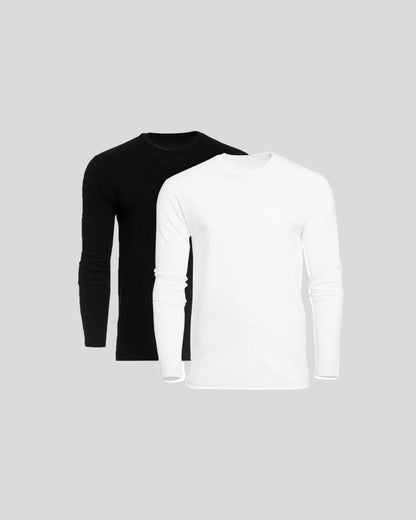 חבילת זוג מבליטות שרוול ארוך קלאסית