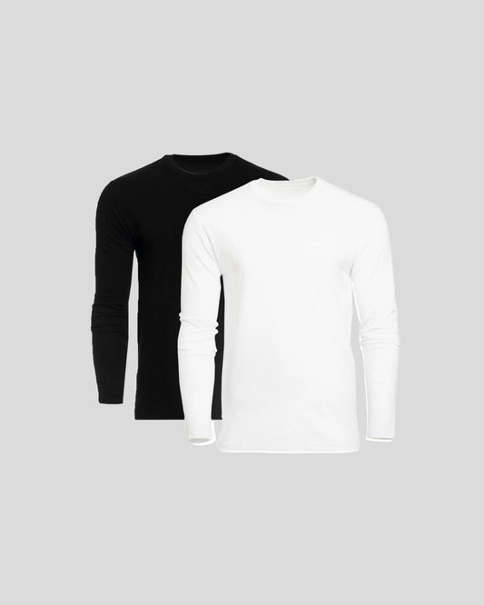 חבילת זוג מבליטות שרוול ארוך קלאסית