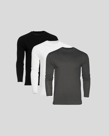 חבילת טריפל מבליטות שרוול ארוך פלאש