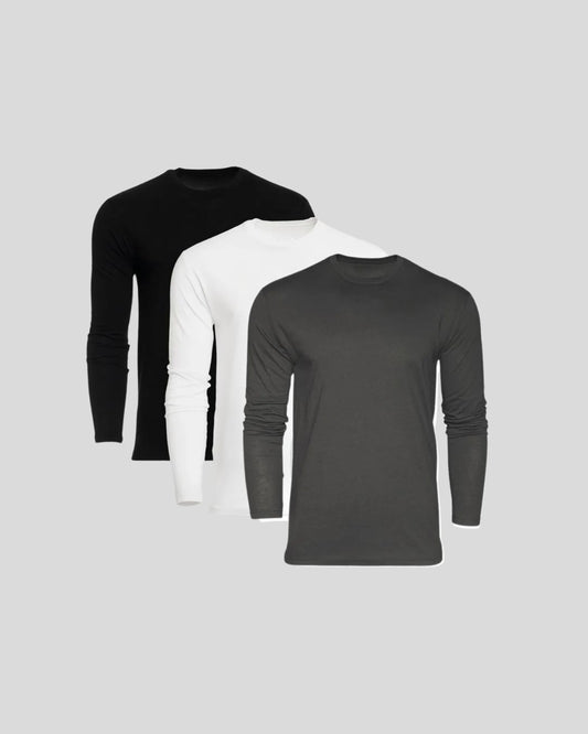 חבילת טריפל מבליטות שרוול ארוך פלאש