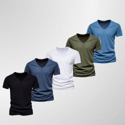 חבילת ה5 חולצות V סטנדרט