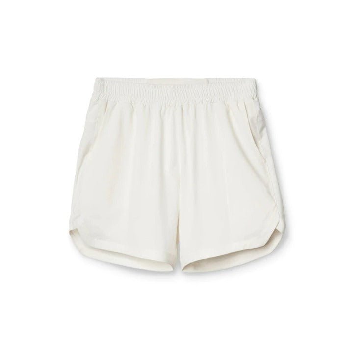 מכנס ספורט קצר צבע לבןDrawnBody