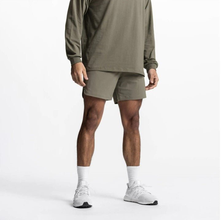 מכנס ספורט קצר ירוק צבאיDrawnBody