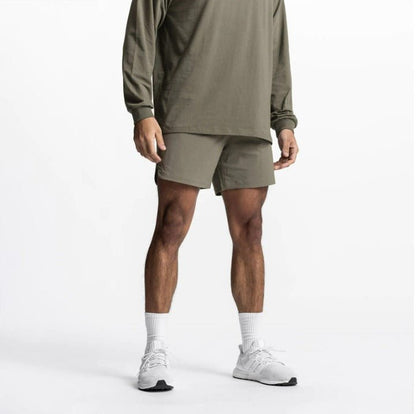 מכנס ספורט קצר ירוק צבאיDrawnBody